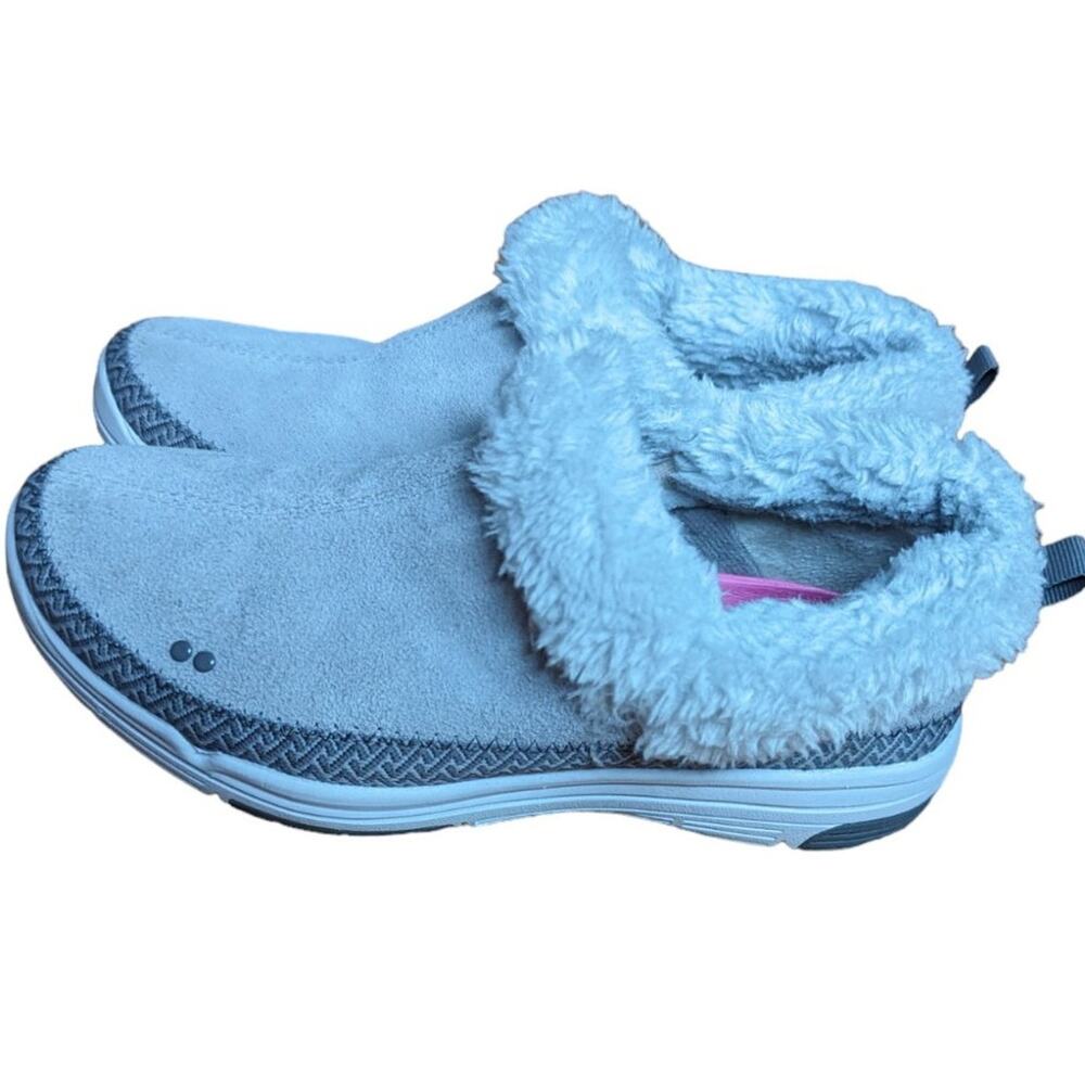 Ryka Awaken Womens Casual Slip-On Shoes Suede Sherpa Lined EUC